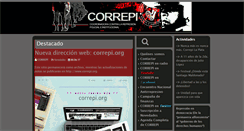 Desktop Screenshot of correpi.lahaine.org